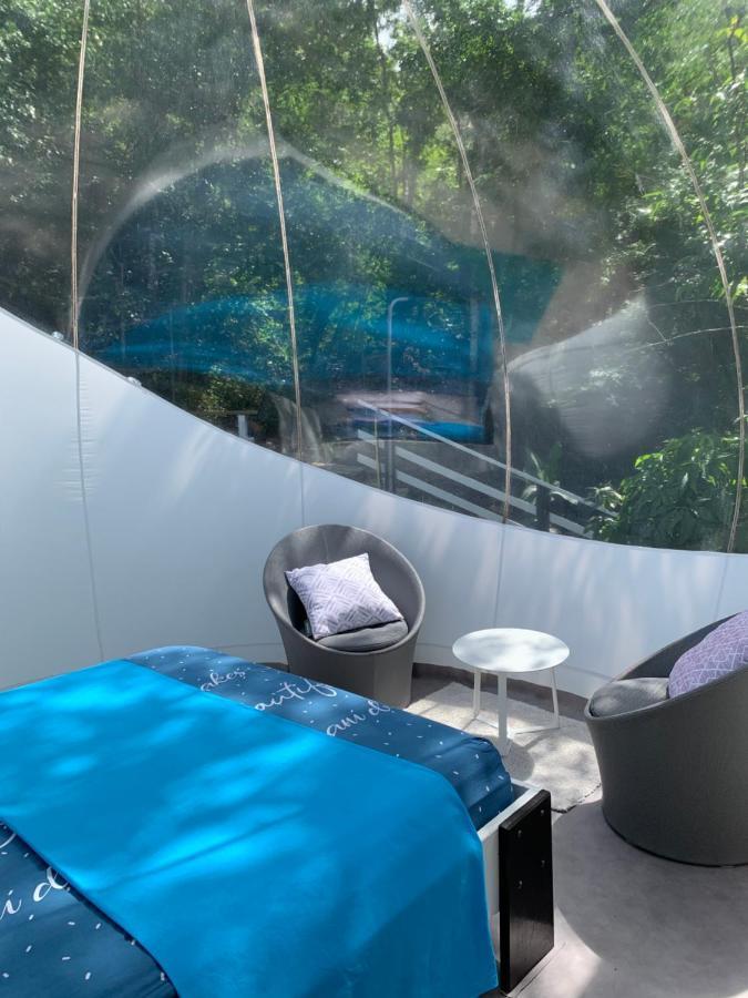 Maisons Bulles Deluxe Hotel Bouillante Luaran gambar